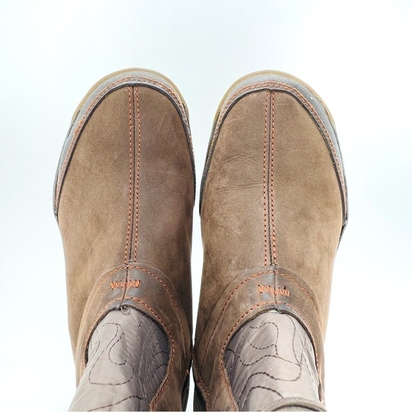Merrell Dewbrook Waterproof Insulated Winter Ankle Boots Size 6.5 Brown Suede - Picture 8 of 14